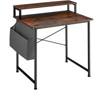 TecTake 801130, Robusto telaio in acciaio, Ripiano sul tavolo (120 cm industriale chiaro)