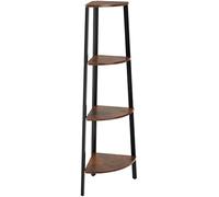 Scaffali ad angolo Newbridge 4 ripiani Stile ndustriale Antiribaltamento