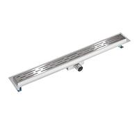 TecTake Canale di Scarico Doccia sistemi drenaggio a Terra Pavimento - Disponibili in Diverse Misure - (80cm)