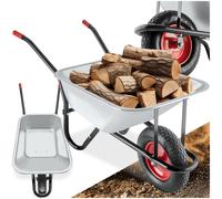 tectake® Carriola da Giardino, Volume 100L, Carico Max 250kg, Carrello da Giardi