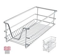 TecTake 800306 Cassetti da Cucina con ripiano telescopiche - Disponibili in Diverse Misure e Quantità - (2X per 30 cm | No. 403436)