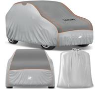 tectake® Copriauto Antigrandine Impermeabile, Protezione Ottimale da Pioggia e Grandine, Strato in Gommapiuma 4 mm, Orlo Elastico a Cucitura Doppia - SUV/VAN Small (520 x 185 x 145 cm)