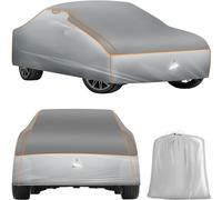 tectake® Copriauto Antigrandine Impermeabile, Traspirante per Auto, Protezione Ottimale da Pioggia e Grandine, Strato in Gommapiuma 4 mm, Orlo Elastico a Cucitura Doppia - XL (533 x 178 x 120 cm)
