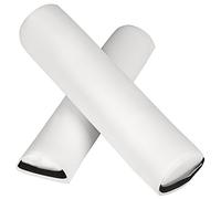 tectake® Cuscino Ortopedico, Cuscini Letto Cilindrico, Ginocchia e Schiena, Con Imbottitura Morbida, Cerniera Lampo, Facile da Lavare, Ideale Mal di Schiena e Posizione Corretta - Bianco