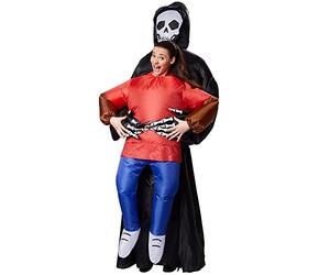 TecTake dressforfun Costume autogonfiabile da Cavallo Unisex | Gonfiabile in pochi Secondi | Massima libertà di Movimento | Alimentazione a Batteria