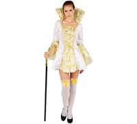 TecTake dressforfun Costume da Donna - Imperatrice | Abito Incantevole e Molto Elegante | con Calze Sexy Fino al Ginocchio (L | No. 301376)
