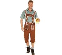 TecTake dressforfun Costume da Uomo - Tradizionale Set Austria | Comoda Camicia e Fantastici Pantaloni Tradizionali (S | No. 301090)