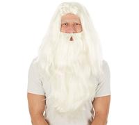 TecTake dressforfun Parrucca - Babbo Natale | Originale Look da Babbo Natale | Voluminosa Capigliatura con Bella e Soffice Barba