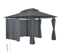 Gazebo Giardino 3x4m Arredamento Esterno Tende Ombrelloni 6 Teli Eventi Nuovo