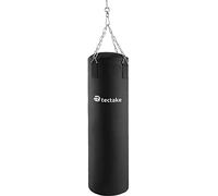 TecTake Sacco da boxe pieno 25kg con sospensione a catena | robusto e resistente | altezza: 105cm