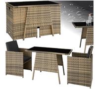 TecTake 403733 set mobili da esterno Marrone