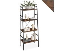 Scaffale a Scala 4 Ripiani Libreria Multifunzione Rustico Ufficio Arredamento