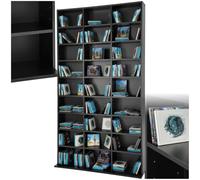 TecTake Scaffale porta CD DVD archiviazione 1080 CD supporto di archiviazione - disponibile in diversi colori - (Nero | no. 401704)