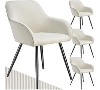 Sedia imbottita da salotto velluto a coste sedia design da salotto max 120 kg