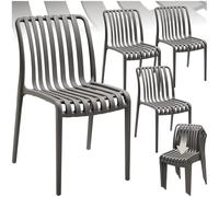 Sedie giardino impilabili resistenti agli agenti atmosferici balcone terrazza