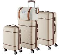 Set valigie viaggio trolley rigide 13 pezzi lucchetto TSA maniglia telescopica
