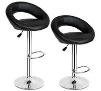 TecTake Sgabelli da bar moderni sgabello design cucina sedia regolabile - modelli differenti - (2x "Christian" | no. 401560)