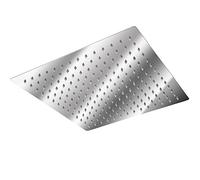 Soffione doccia a pioggia moderno doccione in acciaio inox quadrata 40x40cm nuov