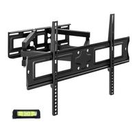 tectake® Supporto TV Parete Universale, Staffa Televisione Inclinabile e Girevole Adatto da 32"-100" pollici, braccio monitor per TV 40 pollici, Supporto Televisore VESA da 600x400, Carico Max 120kg