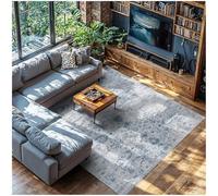 tectake® Tappeto di design vintage - Tappeto a pelo corto, Lavabile in Lavatrice, Ideale per Sala da Pranzo, Camera da Letto, Soggiorno e Studio - Nadira - 240 cm x 340 cm - beige/grigio