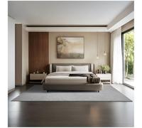 tectake® Tappeto Salotto, Tappeto Pelo Corto, Tappeti Salotto Design Elegante, Tappetino morbido, Lavabile in Lavatrice, Ideale per Sala da Pranzo, Camera, Studio, Soggiorno - Grigio - 200 x 290 cm