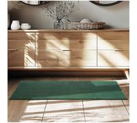 tectake® Tappeto Salotto, Tappeto Pelo Corto, Tappeto Salotto Design Elegante, Tappeto Lavabile in Lavatrice, Ideale per Sala da Pranzo, Camera da Letto e Studio - Verde, 60x110 cm