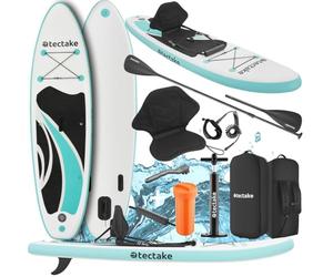 tectake® Tavola stand-up paddle gonfiabile 288 cm, 2 in 1, kayak