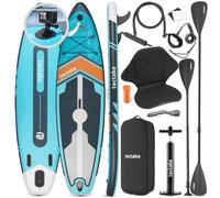 tectake® Tavola Sup Gonfiabile, Supporto Fotocamera, Sedile Kayak, 200 kg