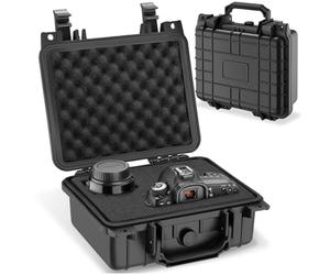 tectake® Valigetta Universale per Fotocamera, Custodia Macchina Fotografica, Leggera, Robusta, Porta Macchina Fotografica, Valigetta Impermeabile Rigida, IP55 - dimensioni interne 23,5 x 17,5 x 10 cm