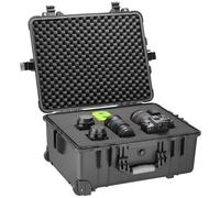 TecTake® Valigia da Trasporto, Maniglia Telescopica Estraibile, Valigia Impermeabile e Antiurto, Trolley Rigido per Macchina Fotografica, Struttura Robusta, Inserti in Gommapiuma - 45 x 26 x 58 cm