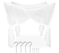 Zanzariera a Baldacchino Letto Matrimoniale Singolo Tenda Protezione Insetti nu