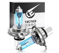 TECTICO H4 24V 70W Lampadine alogene fari 5000K Bianco caldo, 130% più luminoso in anabbaglianti/abbaglianti per furgoni camion, 2 pezzi