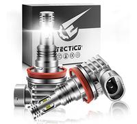 TECTICO H8 LED Angel Eye 12V 40W 6000K Bianche 100% Senza Errori Halo Anello Fendinebbia per E90 E91 E92 E93 E82 E84 E87 E88 E70 E71 E72 E60 E61 E63 E64, 2 pezzi