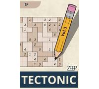 Tectonic Puzzelboek 4 Sterren Vol.3 | 300 Uitdagende Tectonic Puzzels: Voor puzzelaars die houden van logische denkpuzzels met een uitdagend niveau en heldere rasterpuzzels ook bekend als Suguru