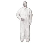 Tector XL multi tuta protettiva contro la chimica, polvere, particelle nucleari, tuta protettiva antistatica Kat III, tipo 5 e 6 XL, bianco