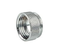 tecuro Adattatore di presa per rubinetto, AG M22x1 su IG 1/2" in ottone cromato