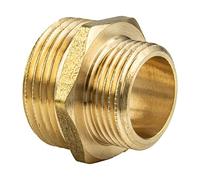 tecuro capezzoli Raccordo bicono in ottone Blank 1 pollici filettatura maschio x 1 1/4 (5/4 filettatura esterna)