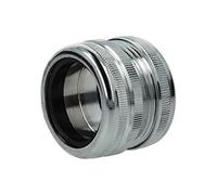 tecuro Giunto per il collegamento di tubi sifone Ø 32 mm, lunghezza circa 35 mm, dado di accoppiamento su entrambi i lati con guarnizione a cuneo per un collegamento sicuro