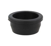 tecuro Nipplo in gomma tipo W per arco sifone esterno Ø 47 mm x diametro interno 37 - 39 mm (1 1/2 pollici) gomma nera - 804047