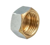 tecuro tappo con filettatura interna esagonale in ottone cromato