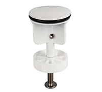 tecuro Tappo di scarico universale, Ø 40 mm, per valvola di scarico da 1 1/4", bianco (RAL9016)