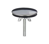 tecuro - Tappo per foro per rubinetto, rosetta (modello di mercato), Ø 42 - 43 mm, per coprire i fori esistenti nel lavandino, acciaio inossidabile, lucido - 12023