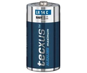 Tecxus 23635 LR14/C (Baby) - Batteria alcalina al manganese 15V