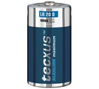 Tecxus batteria alcalina LR20 Mono D (2 pezzi) 2 set
