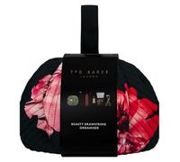 Ted B Beauty - Set di organizer per cassetti con coulisse, set regalo per trucco da donna, lucidalabbra, mascara, tampone struccante, piegaciglia, pennello per ombretto