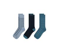 Ted Baker 3pk Mens Non Terry Crew Blue Taglia: OS | Calzini Outlet | Uomo | Blu