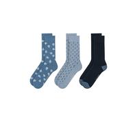 Ted Baker 3pk Mens Non Terry Crew Blue Taglia: OS | Calzini Outlet | Uomo | Blu