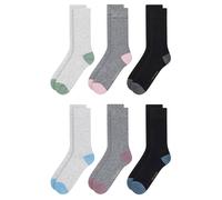 Ted Baker 6pk Mens Non Terry Crew Black Taglia: OS | Calzini Outlet | Uomo | Nero