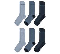 Ted Baker 6pk Mens Non Terry Crew Blue Taglia: OS | Calzini Outlet | Uomo | Blu