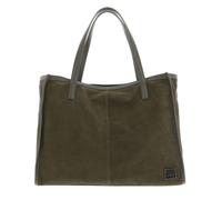 Ted Baker Annieyy TB Script Detail Large Suede Tote Dk - Green
